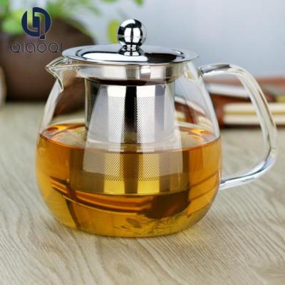 China Wholesale Fashion Design Cheap Price heat resist glass tea pot for sale
