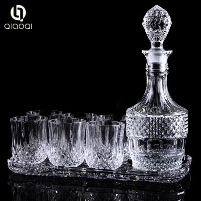 China Home Factory Direct Wholesale glass decanter and wine glass gift set for sale