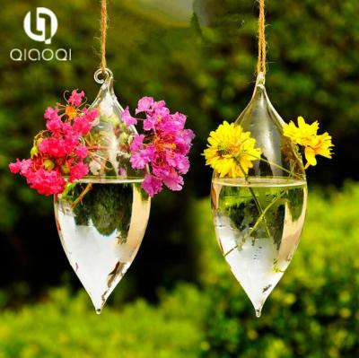 China Hanging decorative glass vase wholesale for sale