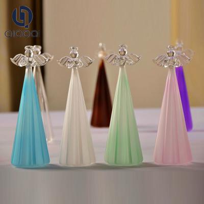 China new design popular colorful glass bless or pray angel for sale