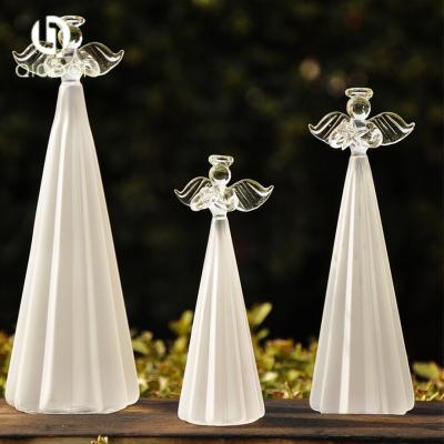 China Valentine day crystal Blessing angel Elegant skirt is placed crystal angel for sale