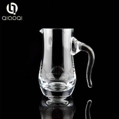 China Customized Excellent Performance OEM handmade glass decanter with handle for sale