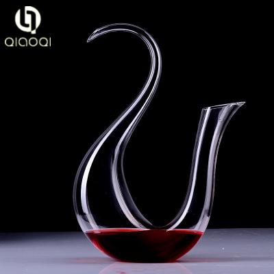 China Cheap Handmade Antique Single Clear Glass Wine Decanter Customized for sale