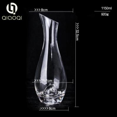 China Aerating Wine Decanter with glass ball Stopper for sale