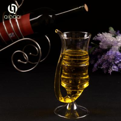 China Creative bamboo wine glass cup supplier with FDA LFGB certificates for sale