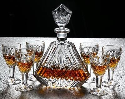 China China wholesale Product Top Sell whiskey glass decanter set for sale
