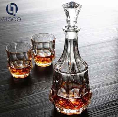 China Low Price Crazy Selling clear glass wine decanter set wholesale for sale