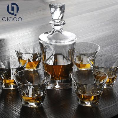China Hot Selling Welcome Wholesale blown decanter wine glass set for sale