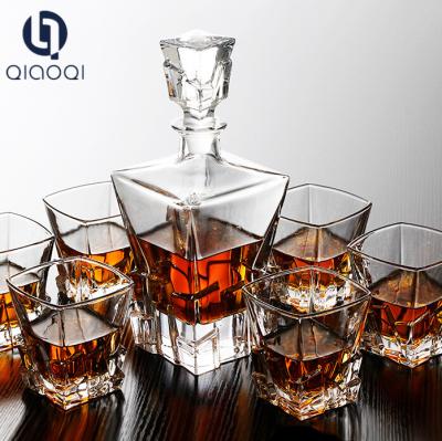 China Manufacturer Experience Mini glass decanter whiskey decanter set for sale