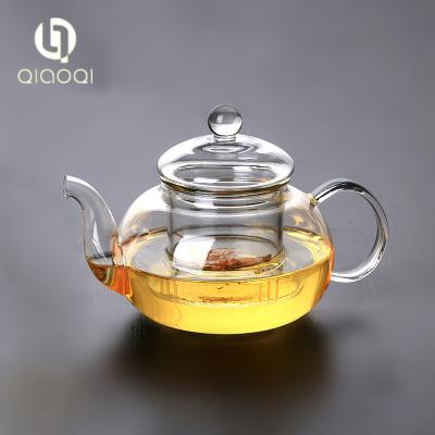 China FDA Heat Resistant glass tea pot chinese glass tea pot for sale