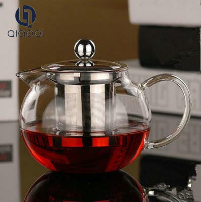 China Fast Delivery Competitive glass houseware elegant glass tea pot for sale