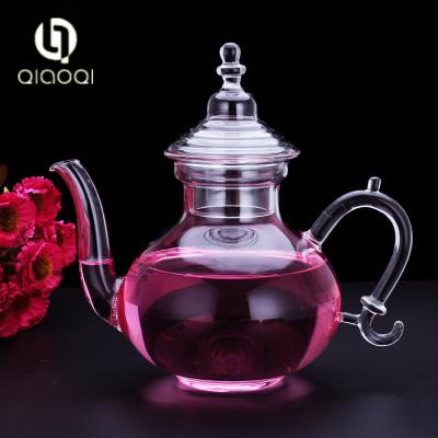 China Cheap Price Custom First Grade glass tea pot for blooming tea for sale
