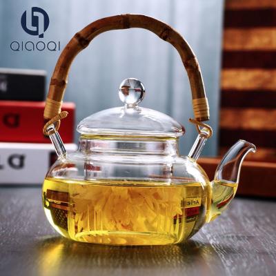 China Low Price Promotional glass tea pot with fashionable design for sale