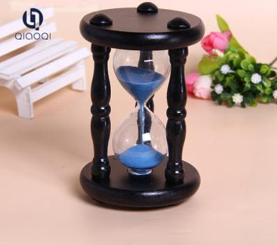 China Black wood frame hourglass small handicraft for sale