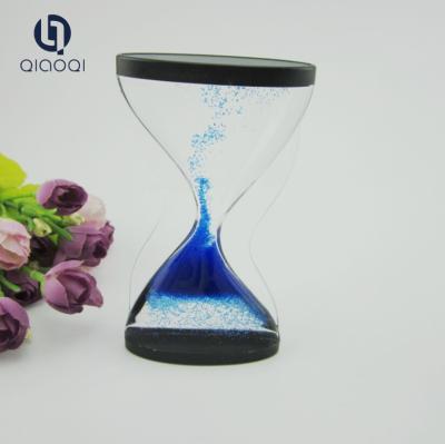 China Direct Factory Price Cute Promotion acrylic liquid oil hourglass timer for sale
