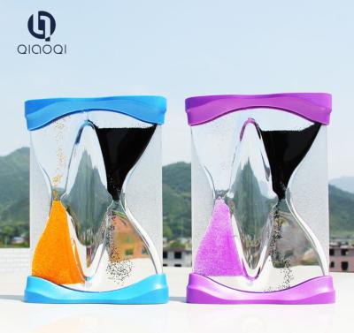 China Cheap Price Custom Double flow hourglass floating oil sand timer for sale