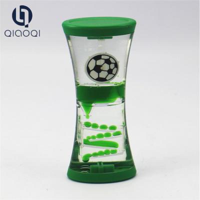 China Kids Beauty Acrylic Crafts Toy Liquid Oil Hourglass for Sale for sale