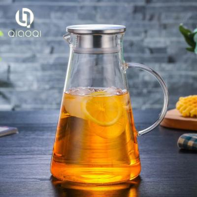 China Hot selling high borosilicate cool water pot drinking water pot 2000ml for sale