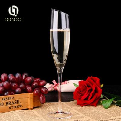 China Lead-free Red Wine Glasses /Beveled red wine glass manufacturer for sale