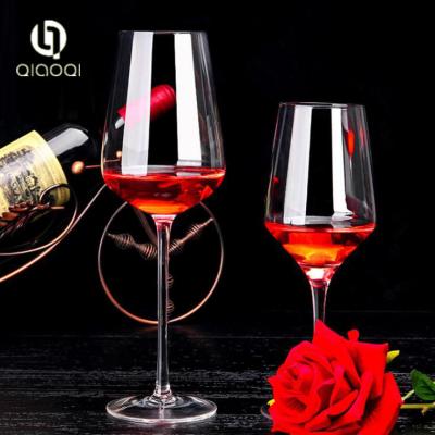 China customize all kinds of wine glass shape /red wine crystal glass set for sale