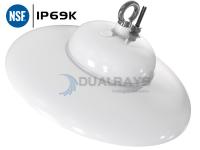 China Dualrays Newest UFO High Bay Light NSF IP69K IK10 Cercificated Food Factory for sale