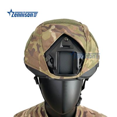 China QUICK CUT High Cut Aramid Helmet Camouflage Lightweight Military Bulletproof Helmet Combat Helmet Cover for sale