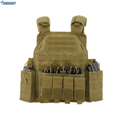 China Soft Ballistic Outer Vest The Hottest Selling Tan Color Military Plate Carrier Tactical Vest for sale