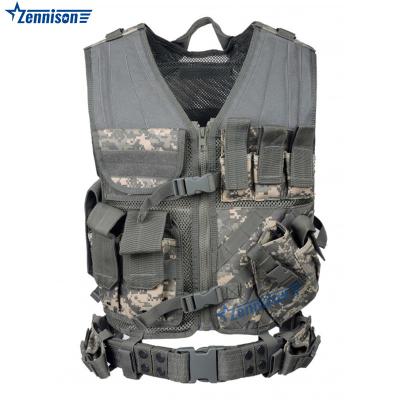 China CS Soft Ballistic Outer Field Services Army Gridding Vest Lightweight Breathable Training Vest for sale