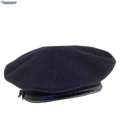 China Army OEM Wool Fabric Unisex Multi Color Military Beret For Men à venda