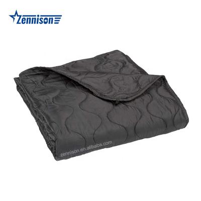中国 Lightweight durable waterproof woobie fabric lightweight waterproof woobie sleeping use military camper poncho covering black liner 販売のため