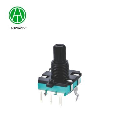 China Dual Rotary Encoder with Ec11 Housing and Push Switch for sale