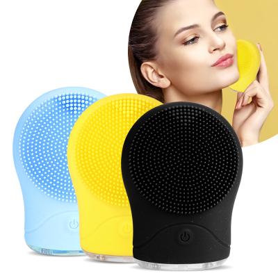 Chine Customize Electric Silicone Facial Cleansing Brush Face Vibrating Massager Deep Cleaning Brush à vendre