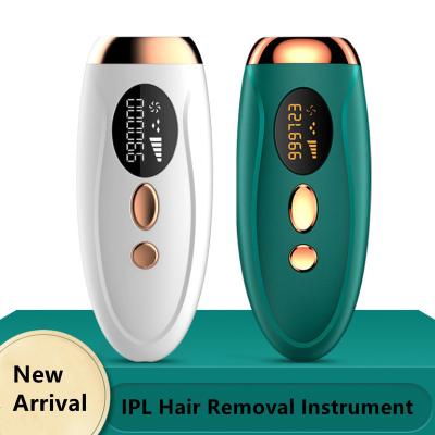 China 24W Green Handheld Laser Hair Removal Device , IPL Hair Remover Portable for sale