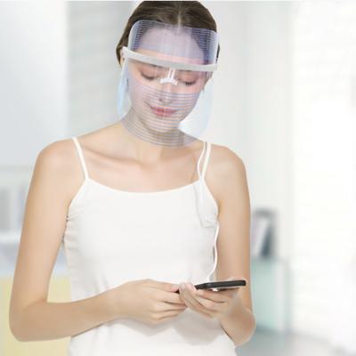 China 3 Color Portable LED Therapy Mask USB Rechargeable Salon Use for sale