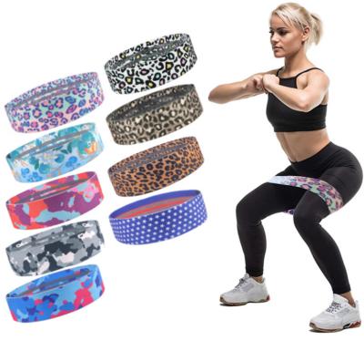 China Super Elastic Yoga Resistance Loop Band Anti Slip For Hip Workout for sale