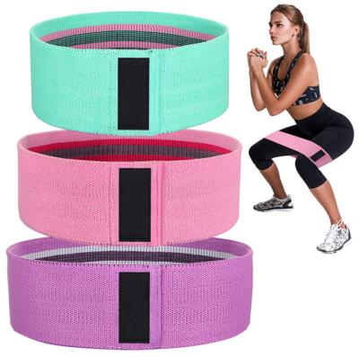 China 8cm Thick Latex Anti Skid Yoga Resistance Band For Legs Hip for sale