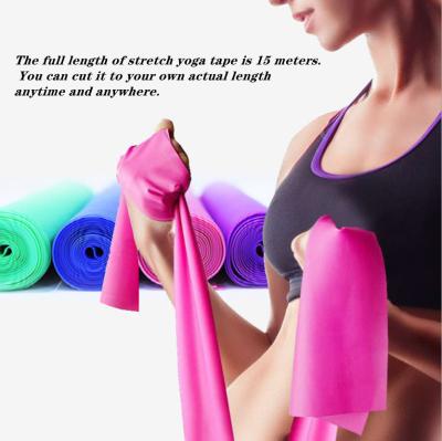 China 1500mm Natural Latex Yoga Resistance Band For P Home Workout for sale