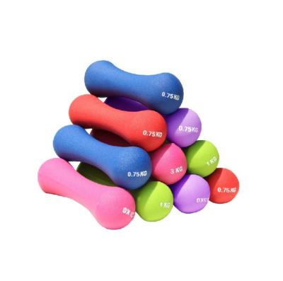 China Hexagon Bone Shaped Dumbbells 1KG Hand Weights For Body Building for sale