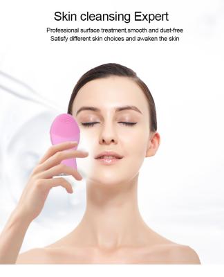 China Portable Mini Electric Silicone Facial Cleanser Waterproof Ipx7 for sale