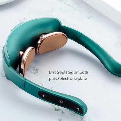 China Wireless Electric EMS Heat Neck Massager Powerful Intelligent Control for sale