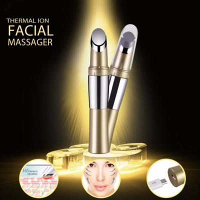 China Thermal Vibrating Skin Lifting Massager Face Tightening Device Anti Wrinkle for sale