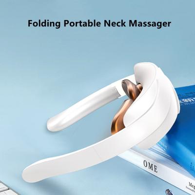 中国 装置スマートな電気首のマッサージャーをきつく締める頚部EMSの振動皮 販売のため