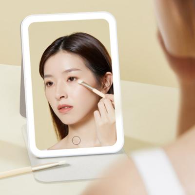 China Großhandelsberufsaufkleber-Spiegel-Vertrag hersteller-Portable Customs Logo Led Compact Mirror Private zu verkaufen