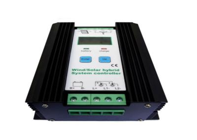 China LCD Economic Lead Acid Battery 12v / 24v PWM Wind Solar Hybrid System Controller for sale