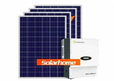 China Certificación del inversor ETL del panel solar del sistema 5000w del panel solar del uso en el hogar en venta