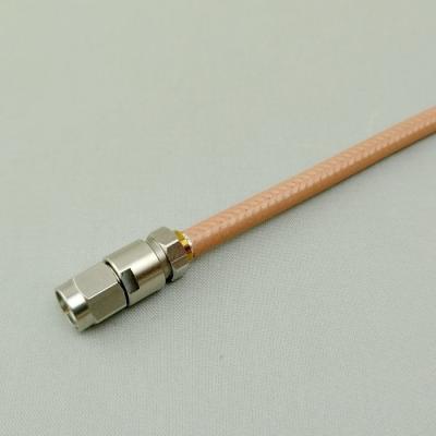 China 6GHz SMA RG142 Cable With FEP Jacket / Flexible Rf Cable Assemblies for sale