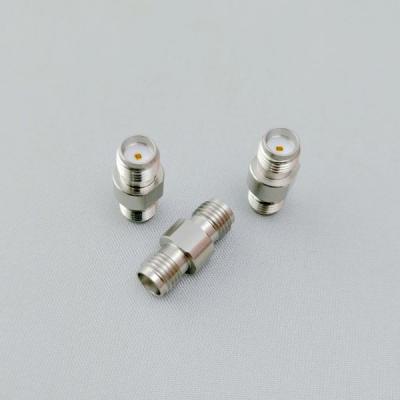 China Female To Female Microwave Cable SMA Coaxial Adapter 18GHz ASMFSMF00 for sale