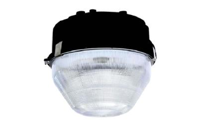 China Round Ceiling Lamp Outdoor LED Canopy Lights Prismatic Structure For Warehouse for sale