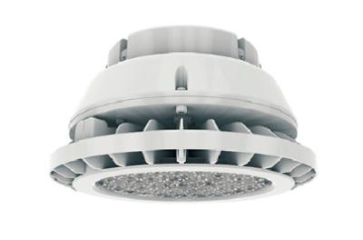 China IP65 Cree Outdoor LED Canopy Lights / 70W 80W Round LED Canopy Light for sale