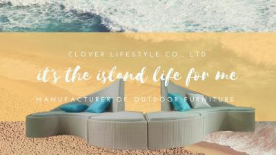 China Leisure Rehau sofa lounger for Las Vegas Hotel, Garden and Beach by Clover Lifestyle Outdoor Furniture China for sale